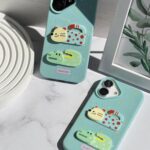 قاب گوشی آیفون 16 پرو طرح گربه و تمساح