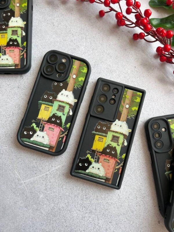 قاب طرح گربه سولید گوشی سامسونگ S23 الترا