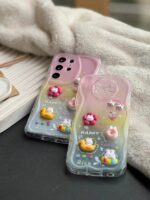 قاب عروسکی خرگوش برجسته Happy Rabbit گوشی آیفون 13 پرومکس