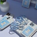 قاب جا کارتی دار سگ آبی گوشی شیائومی ردمی نوت 14 4G