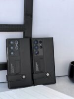 قاب کیف چرمی طرح جاکارتی دار استند شو گوشی سامسونگ S23 الترا