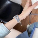 بند اپل واچ طرح سنگ کوبیک