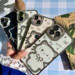 کاور شفاف طرح هلو کیتی برجسته گوشی آیفون 13 پرو