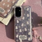 قاب سامسونگ مگ سیف دار طرح کربن پشت مات مدل Samsung A55