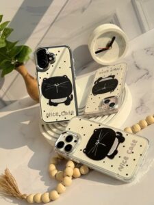 قاب طرح گربه مشکی Nice Cat گوشی آیفون 16 پرومکس