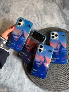 قاب طرح Mountain Sunset هولوگرامی