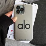 قاب Silver Alo طرح لوگو Alo گوشی سامسونگ S23 الترا
