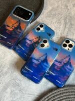 قاب طرح Mountain Sunset هولوگرامی گوشی آیفون 15 پرومکس