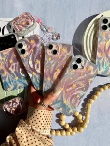 قاب طرح ستاره‌ای استار لایت گوشی آیفون 15 پرومکس