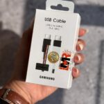 کابل شارژ Type-C به Type-C سامسونگ 5 آمپر 1.8 متری