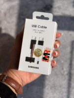 کابل شارژ Type-C به Type-C سامسونگ 5 آمپر 1.8 متری