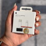 کابل شارژ USB-C به لایتنینگ اپل 1 متری با گارانتی