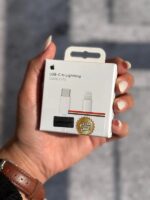 کابل شارژ USB-C به لایتنینگ اپل 1 متری با گارانتی
