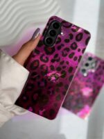 قاب طرح پلنگی بنفش گوشی شیائومی ردمی نوت 14 پرو 4G
