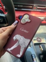 قاب Cartier طرح پلنگی گوشی آیفون 17 پرومکس
