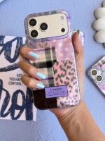قاب طرح Purple Creation گوشی آیفون 14 پرومکس