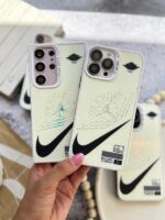 قاب آیفون 11 پرو نایک ایر جردن سفید شب رنگ