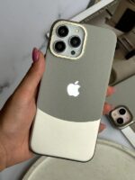 قاب Leather Metal تیتانیوم آیفون