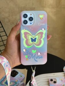 قاب Be Mine پروانه ای با بند آیفون