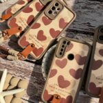 قاب گوشی شیائومی ردمی نوت 9 پرو و ردمی نوت 9S طرح قلب قهوه ای