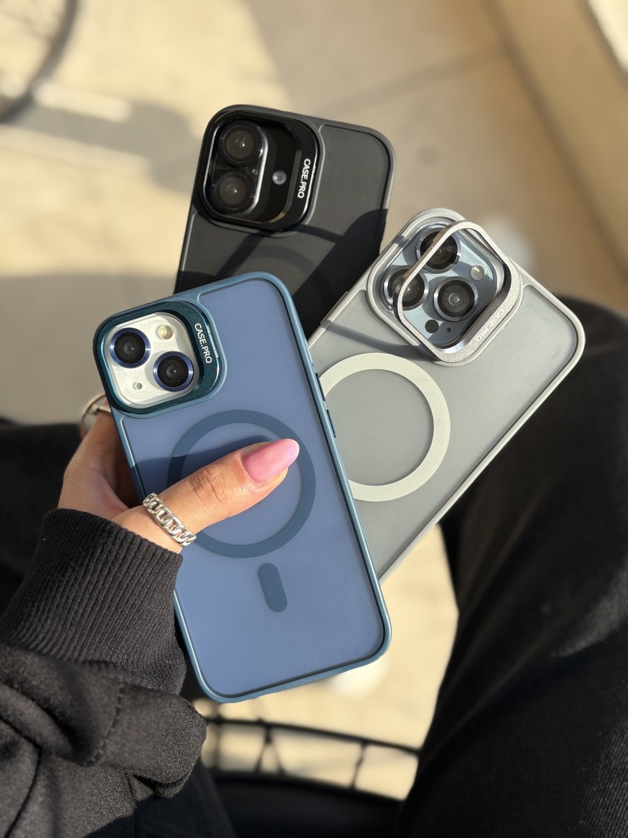 قاب Matte CasePro Lens with MagSafe استند شو با لنز رینگی (کدC1608) 1 قاب Matte CasePro Lens with MagSafe استند شو با لنز رینگی (کدC1608)