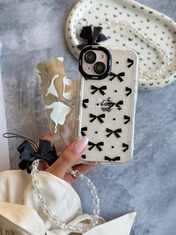 قاب Cute Bow Tie با آویز (کدC2074)