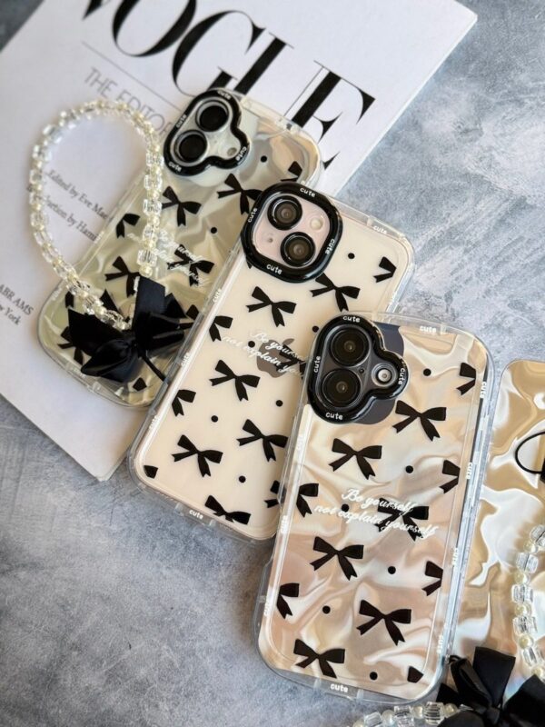 قاب Cute Bow Tie با آویز (کدC2074)