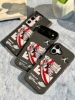 قاب Jordan 1 RED آیفون / سامسونگ / شیائومی (کدC2149)