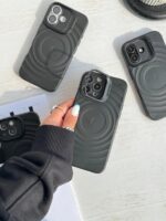 قاب گوشی آیفون 15 پرو مگ سیف دار مشکی