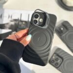 قاب گوشی آیفون 13 پرومکس مگ سیف دار مشکی