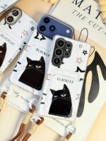 قاب Black Cat طرح گربه کارتخوان گوشی سامسونگ A36