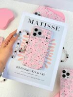 قاب Pink Paws طرح سگ و قلب گوشی آیفون 15 پرومکس