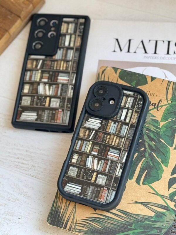 قاب گوشی سامسونگ A72 طرح کتابخانه