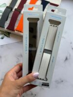 بند اپل واچ سیلیکونی قفل مگنتی رنگ زرشکی سایز 38 40 41