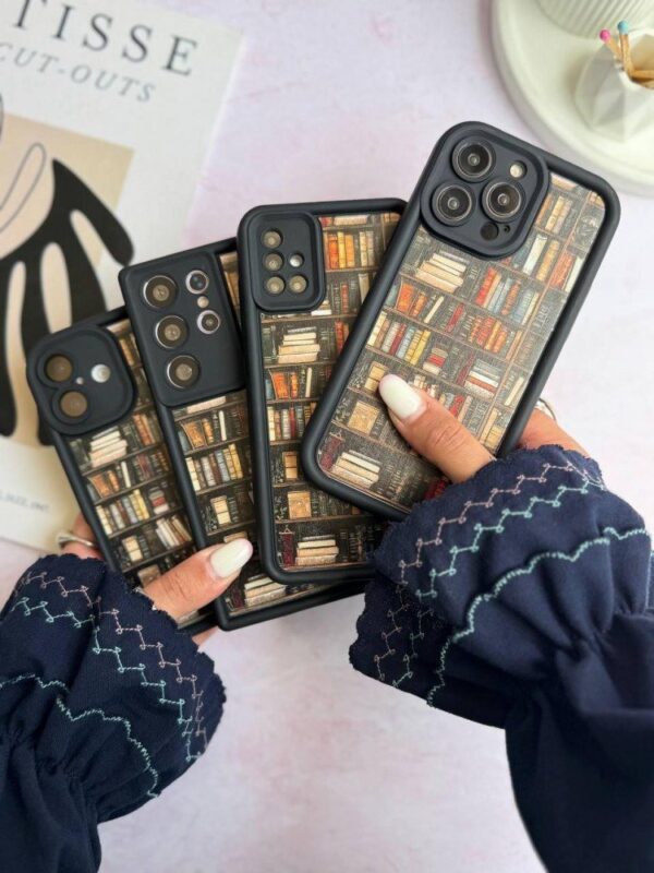 قاب طرح کتابخانه گوشی آیفون X و آیفون XS