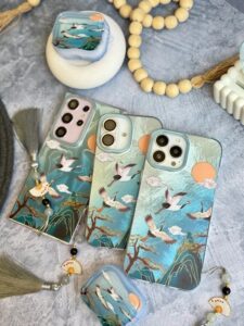 قاب طرح درنا با آویز گوشی سامسونگ A16