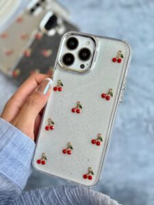 قاب طرح آلبالو شاینی برجسته گوشی شیائومی ردمی نوت 13 4G