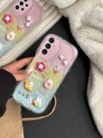 قاب عروسکی خرگوش برجسته Happy Rabbit گوشی سامسونگ مدل a15