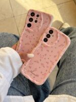 قاب صورتی طرح پروانه ریز گوشی شیائومی ردمی نوت 11 پرو 4G و 5G و ردمی نوت 12 پرو 4G