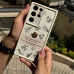 قاب سولید طرح گل برجسته گوشی سامسونگ A25
