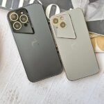 قاب PVD پی وی دی گوشی آیفون 14 پرومکس رنگ تیتانیوم