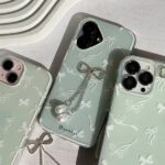 قاب طرح پاپیون برجسته گوشی آیفون 13 و آیفون 14