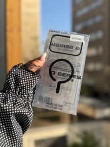 قاب شفاف طرح مگ سیف اورجینال گوشی آیفون 14 پرو