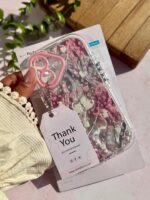 قاب طرح گربه بالدار صورتی گوشی آیفون 12 پرومکس