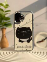 قاب طرح گربه مشکی Nice Cat گوشی آیفون 16