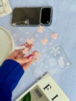 قاب شفاف طرح فانتری با سه طرح متفاوت (قابل تعویض) گوشی آیفون 14 پرو