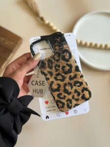 کاور طرح پلنگی شاین Shiny Leopard گوشی آیفون 14 پرو