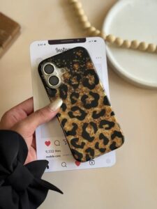 کاور طرح پلنگی شاین Shiny Leopard گوشی آیفون 14 پرو