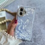 قاب طرح پروانه شاین آبی گوشی آیفون 11 پرومکس