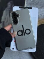 قاب Silver Alo طرح لوگو Alo گوشی آیفون 17 پرومکس